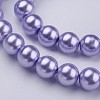 Glass Pearl Beads Strands HY-12D-B25-2