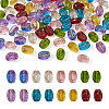 Cheriswelry 96Pcs 8 Colors Transparent Glass Beads Strands GLAA-CW0001-04-2