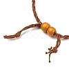 Adjustable Braided Waxed Cord Macrame Pouch Necklace Making NJEW-I243-A01-6