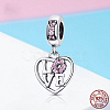 925 Sterling Silver European Dangle Charms STER-FF0009-29AS-6