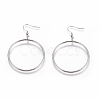 Tarnish Resistant 304 Stainless Steel Dangle Earrings EJEW-L222-14P-2