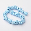 Handmade Porcelain Starfish/Sea Stars Beads Strands PORC-E007-M-3