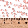 8/0 Inside Colours Transparent Glass Seed Beads SEED-T007-06H-4