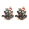 Christmas Theme Alloy Enamel Pendants ENAM-Z022-03B-1