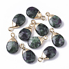 Natural Ruby in Zoisite Pendants G-S359-017A-1