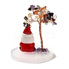 Christmas Natural Gemstone Chips Tree Decorations DJEW-K028-03D-2