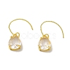 Teardrop Brass Hook Dangle Earring EJEW-R162-01G-01-1