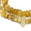 Natural Topaz Jade Chip Beads Strands G-M205-16A-3