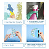 Waterproof PVC Colored Laser Stained Window Film Static Stickers DIY-WH0314-089-3