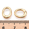 Brass Spring Gate Rings KK-N254-17G-3