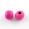 Dyed Natural Wood Beads WOOD-R249-045-2