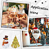 SUNNYCLUE 8 Bags 8 Style Christmas Wine Glass Decorations Paper Cup Cards DIY-SC0021-90-5