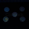 UV Plating Luminous Transparent Acrylic Beads OACR-P010-05-5