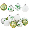 Saint Patrick's Day Theme Plastic & Polyester Ball Pendant Decorations AJEW-WH0299-34-1