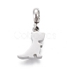 Non-Tarnish 304 Stainless Steel Pendants STAS-F259-022P-2