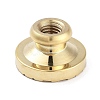 Texture Theme Roung Brass Stamp Head AJEW-M036-06C-G-3