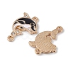 Alloy Enamel Connector Charms ENAM-I054-02D-2