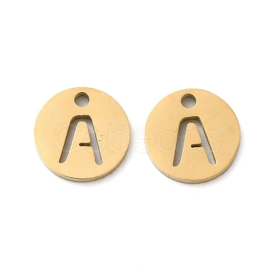 Ion Plating(IP) 304 Stainless Steel Charms STAS-C081-02G-1