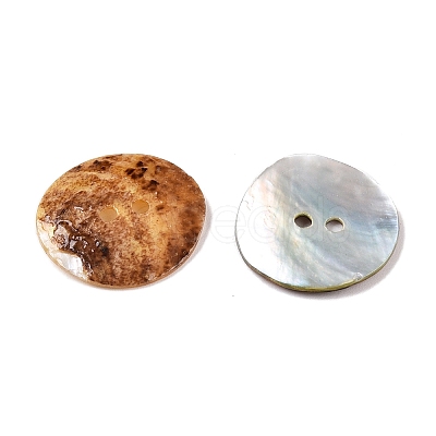 2-Hole Mother of Pearl Buttons SHEL-T012-43D-1