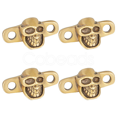 Brass Shoe Charms KK-WH0031-73AB-1