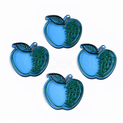 Transparent Acrylic Pendants KY-T022-37-1