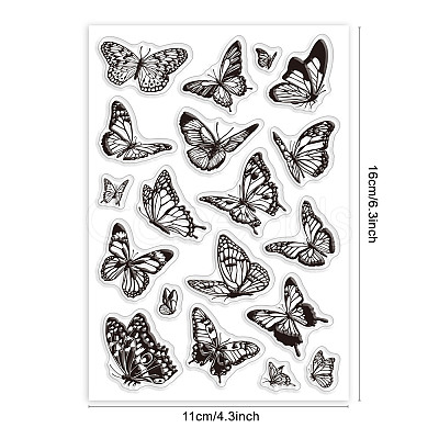 Custom Summer Theme PVC Plastic Clear Stamps DIY-WH0631-0055-1