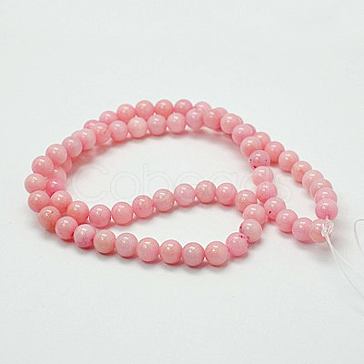 Natural Mashan Jade Round Beads Strands X-G-D263-8mm-XS02-1