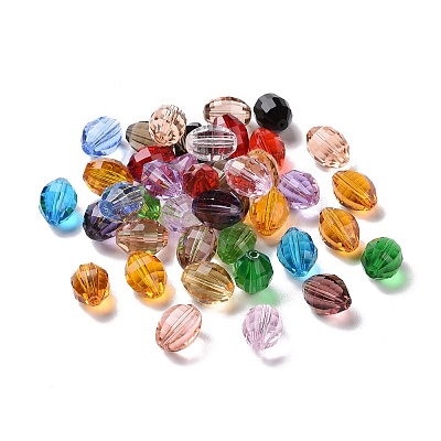 Imitation Austrian Crystal Beads SWAR-F056-9x6mm-M-1