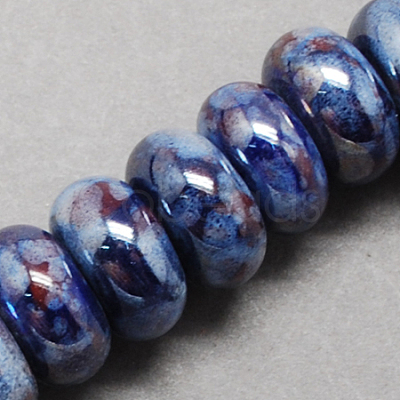 Handmade Porcelain European Beads X-OPDL-Q100-3-1