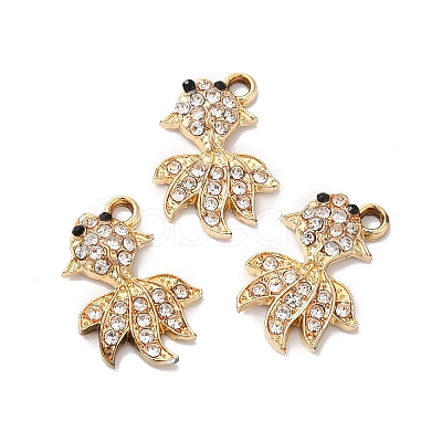 Rack Plating Alloy Rhinestone Pendants RB-L036-VF871-2-1