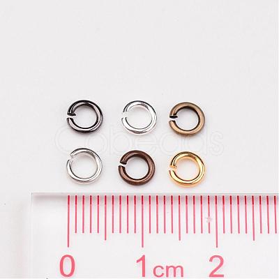 1 Box Open Jump Rings Brass Jump Rings KK-JP0007-5mm-1