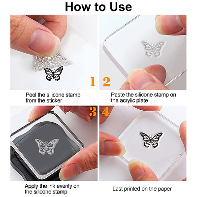 Custom PVC Plastic Clear Stamps DIY-WH0448-0681-1