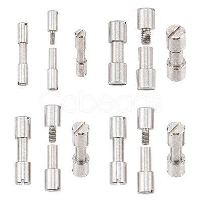 CHGCRAFT 12 Set 4 Style Stainless Steel Rivet Screws FIND-CA0003-48-1