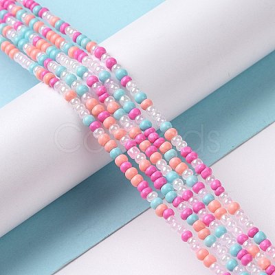 Glass Seed Bead Strands X-LAMP-B021-04G-1