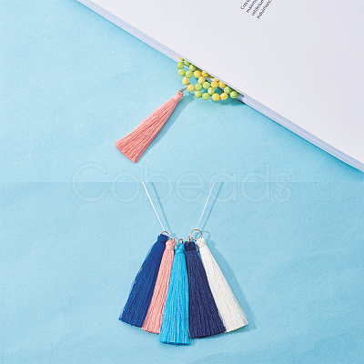 NBEADS Nylon Thread Tassel Pendants Decoration FIND-NB0001-03-1