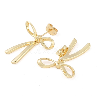 Brass Stud Earrings for Women EJEW-S225-12G-03-1