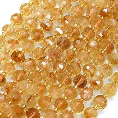 Natural Citrine Beads Strands G-K389-E69-01-1