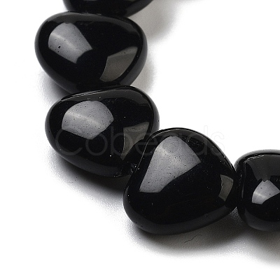 Natural Obsidian Beads Strands G-B022-37C-1