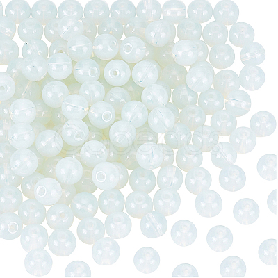 DICOSMETIC 3 Strands Round Opalite Beads Strands GLAA-DC0001-10-1