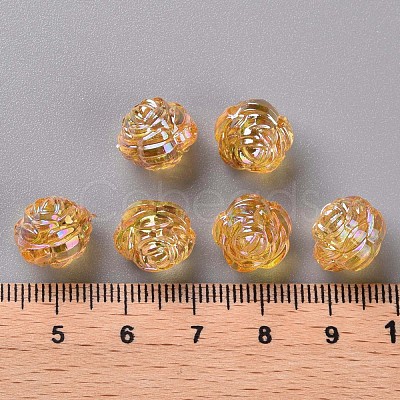 Transparent Acrylic Beads TACR-S154-33C-919-1