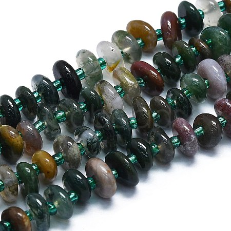 Natural Indian Agate Beads Strands G-K245-H01-C03-1