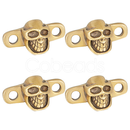 Brass Shoe Charms KK-WH0031-73AB-1