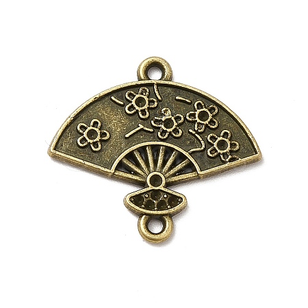 Tibetan Style Alloy Connector Charms PALLOY-M198-29AB-1