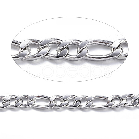 Tarnish Resistant 304 Stainless Steel Figaro Chains CHS-P003-01P-1