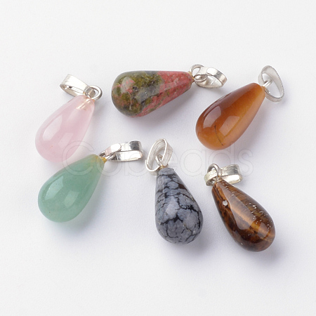 Synthetic & Natural Natural & Synthetic Mixed Stone Pendants G-S214-24-1