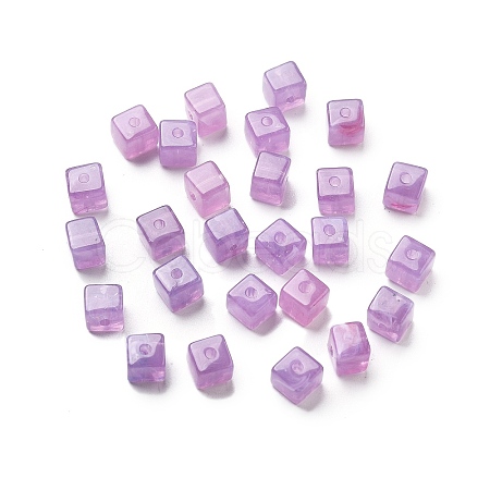 Transparent Acrylic Beads OACR-H044-04B-13-1