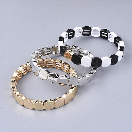 Tile Elastic Bracelets BJEW-Q697-03B-1