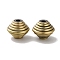 Tibetan Style Brass Beads, Cadmium Free & Lead Free, Flat Round, Antique Bronze, 9x7mm, Hole: 1.8mm