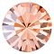 Preciosa&reg MAXIMA Crystal Round Stones, Czech Crystal, Aluminium Layer, Round(431 11 615 Chaton), 00030 266 Apricot, SS24(5.25~5.45mm), 144pcs/gross