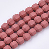 Spray Painted Non-magnetic Synthetic Hematite Beads G-T124-13-3